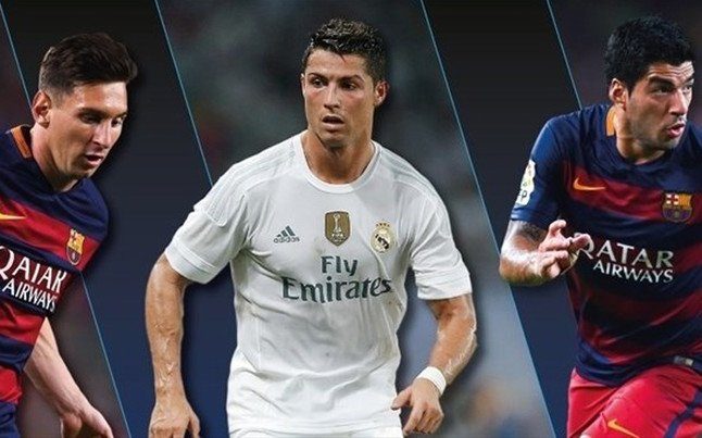 Los goleadores de la liga BBVA 2015-16