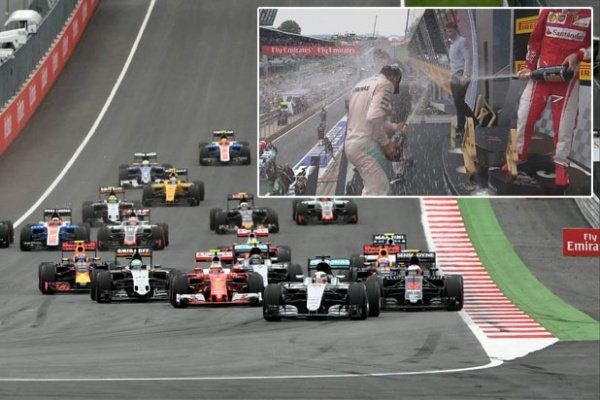 Gran duelo de Hamilton y Rosberg con colisión