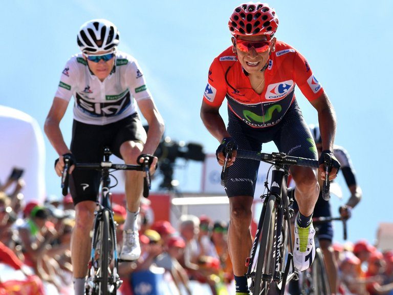 Quintana gana a Froome en la Vuelta 2016