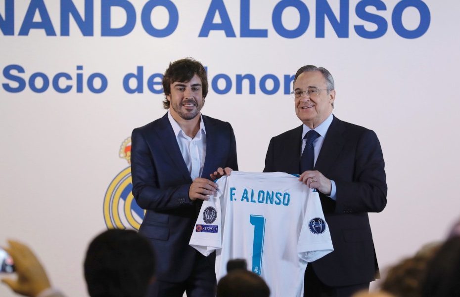 Fernando Alonso socio de honor del Real Madrid