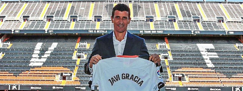 Javi Gracia entrenador del Valencia